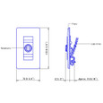 Aiphone NIR-1 Wall Jack for NIR-8 with Flush Mount Design