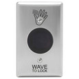 Camden Camden SureWave CM-325 Series 1 Relay/43 Hand Icon/'Wave to Lock' Text/Wheelchair Symbol Faceplate Touchless Switch CM-325-43