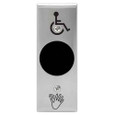 Camden Camden SureWave CM-325 Series 1 Relay/44 Hand Icon/Wheelchair Symbol Faceplate Touchless Switch CM-325-44