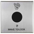 Camden Camden SureWave CM-324 Series 1 Relay/43 Hand Icon/'Wave to Lock' Text Faceplate Touchless Switch CM-324-43