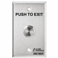 Alarm Controls Alarm Controls TS-12 & TS-13 Series - Vandal Resistant Request to Exit Station, 3/4" Diameter Metal Button, "PUSH TO EXIT" ACT-TS-12