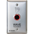 Camden Camden ValueWave CM-221 Series/46 Hand Icon/'Wave to Exit' Text Faceplate Touchless Switch CM-221-46