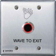 Camden Camden ValueWave CM-221 Series/46 Hand Icon/'Wave to Exit' Text Faceplate Touchless Switch CM-221-46