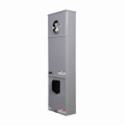 Eaton CH227MTBP meter socket, Safety socket, 200A, Over, 7-jaw, 3-ph, With T-Fuse switch, 4-wire, 200 kA, Ring, 208/120 Vac