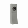 Eaton CHM4N4NS pedestal mount metered, Metered-ring, Non-ground fault, Non-ground fault, Top, Surface, Circuits: 4, NEMA TT-30R, NEMA TT-30R