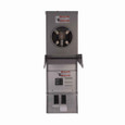 Eaton CHMJGJGANS pedestal mount metered, Metered-ring, Ground fault, Ground fault, Non-ground fault, Top, Surface, Circuits: 4, NEMA L5-20R, NEMA L5-20R, NEMA L14-50R