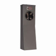 Eaton CHMJGJGANS pedestal mount metered, Metered-ring, Ground fault, Ground fault, Non-ground fault, Top, Surface, Circuits: 4, NEMA L5-20R, NEMA L5-20R, NEMA L14-50R