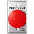 Alarm Controls Alarm Controls TS-21RPN Series - Request to Exit Station 2-1/2" Red Mushroom Button with Pneumatic Timer ACT-TS-21RPN