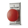 Alarm Controls TS-21RPN Series - Request to Exit Station 2-1/2" Red Mushroom Button  with Pneumatic Timer
