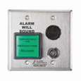 Alarm Controls DE-1 - 2" Square Green/Red Push Button Delayed Exit Timer