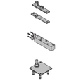 Ives 7259 Center Hung Pivot Set 1000lb Capacity with Top and Bottom Mount