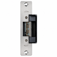 RCI 7107 Electric Strike with 6-7/8" Round Corner Faceplate for Cylindrical and Mortise Locks
