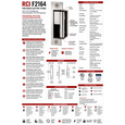 RCI F2164 Fire Rated Electric Strike with 4-7/8" Faceplate and Field-Selectable 12/24 VDC Operation