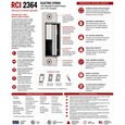 RCI 2364 Electric Strike with Adjustable Deadbolt Keeper and 4-7/8" Faceplate - Fail Secure 12/24VDC