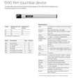 Falcon Falcon 1595HB-P Narrow Stile Touch Bar Exit Devices - Hold Back 159CA-HB with Pull and Rim Cylinder - 4FT FAL-1595HB-P-4FT