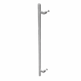 Trimco AP413 1-Inch Diameter Architectural Ladder Pull with Offset Standoffs and Square Ends, Satin Stainless Steel finish, E-Mount, single pull shown