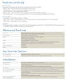 Dormakaba E-Plex 2000 Series cylindrical lever lock - authority levels, mechanical features, key override options, and installation specifications