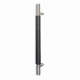 Trimco AP612 1" Diameter Leather Wrapped Architectural Ladder Pull Straight Standoffs Radius Ends
