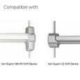Schlage Electronics Schlage Electronics CO-200 Standalone Electronic Surface Vertical Rod Exit Device Trim, Classroom/Storeroom Function, Keypad Reader SCH-CO-200-993S-70-KP