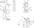 Adams Rite Adams Rite 4511 - Radius Faceplate Standard Duty Deadlatch ADA-4511