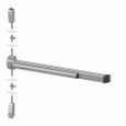 Von Duprin 2227L-BE-F - Fire Rated Surface Vertical Rod Exit Device with Blank Escutcheon Lever Trim