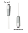 Von Duprin 2227L-BE Surface Vertical Rod Exit Device with Blank Escutcheon Lever Trim