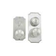 Weslock 1510 Unigard Interconnected Entry Handleset with Impressa Knob, Combined Faceplate & ASA Strikes
