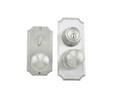 Weslock Weslock 1510 Unigard Interconnected Entry Handleset with Impressa Knob, Combined Faceplate & ASA Strikes WES-1510-I