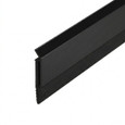 Zero International 39BK Perimeter Seal Door Sweep, Black finish, solid neoprene wiper, 36 in.