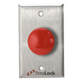 DynaLock 6220 Series Palm Switch Buttons, Alternate-Action DPDT