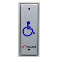 DynaLock DynaLock 6885 Series Handicapped Pushplates, Recessed Narrow, Momentary SPDT DYK-6885