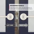 Kwikset 405HYL SMT Henley Lever Set Keyed Entry Door Lock with SmartKey