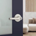Kwikset 405HYL SMT Henley Lever Set Keyed Entry Door Lock with SmartKey