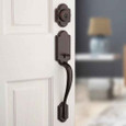 Kwikset Kwikset 800ANXTNL SMT Arlington Handleset with Tustin Lever - Deadbolt Keyed One Side - with SmartKey KWI-800ANXTNL-11PS