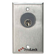 DynaLock DynaLock 7003 Series Keyswitches, Maintained, (2) SPDT DYK-7003