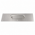 Don-Jo 7017 Pull Plate with Round Pull — 15" x 3-1/2" Commercial Door Trim