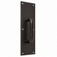 Don-Jo 7017 Pull Plate with Round Pull — 15" x 3-1/2" Commercial Door Trim