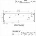 Don-Jo 7117 Pull Plate with Round Pull — 16" x 4" Commercial Door Trim