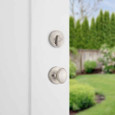 Kwikset Kwikset 966AO Aliso and Deadbolt Interior Pack - Deadbolt Keyed One Side, Satin Nickel - for Signature Series 800 and 687 Handlesets KWI-966AO-15