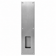 Don-Jo 1860 Flush Cup Pull for Sliding and Barn Doors — 16" x 4" Commercial Grade