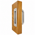 Don-Jo BD1837 Barn Door Half Round Pull, 4" Length, 5" x 1.245" Hole