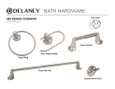 Delaney Hardware Delaney Yosemite 400 Series - Towel Bar Set DLY-YOSEMITE-TBS