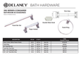 Delaney Congaree 200 Series - 24" Towel Bar Set