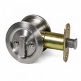 Don-Jo PDL-1035 Privacy Round Pocket Door Lock with 2-3/4" Backset in Satin Chrome