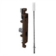 Don-Jo 1551 Aluminum Door Flush Bolt, 4-1/4" x 15/16", Cast Brass