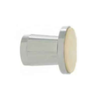 Delaney Adjustable Shower Rod Flange Only, Polished Chrome Finish