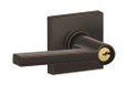 Schlage Residential J54 - Entry Lock Solstice Lever with C Keyway, 16255 Latch and 10101 Strike