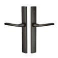 Emtek Emtek 8046 STRETTO Narrow Trim Lockset, 1-1/2" x 11" Modern Rectangular Non-Keyed, Brass Tubular, Dummy Pair EMTEK-8046