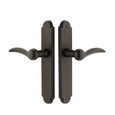Emtek Emtek 4045 STRETTO Narrow Trim Lockset, 2" x 10" Arched Non-Keyed, Brass Tubular, Dummy Pair EMTEK-4045