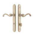 Emtek Emtek 4143 STRETTO Narrow Trim Lockset, 1-1/2" x 11" Arched Non-Keyed, Brass Tubular, Passage EMTEK-4143
